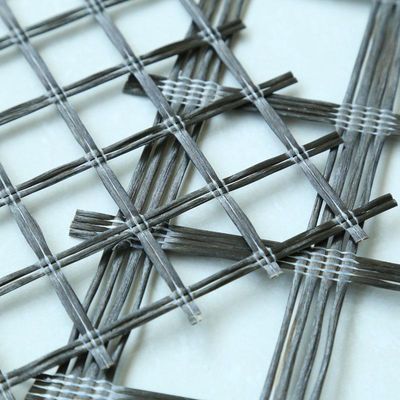 High Strength Chemical Resitant Basalt Fiber Mesh For Road Reinforcement